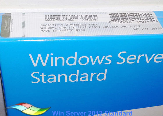 चीन पूर्ण संस्करण Windows Server 2012 FPP मानक अनुकूलन योग्य FQC 64 बिट सिस्टम डीवीडी आपूर्तिकर्ता