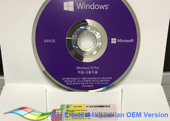 चीन कोरिया विंडोज 10 प्रो OEM स्टिकर / माइक्रोसॉफ्ट विंडोज सॉफ्टवेयर एमएस साथी आपूर्तिकर्ता